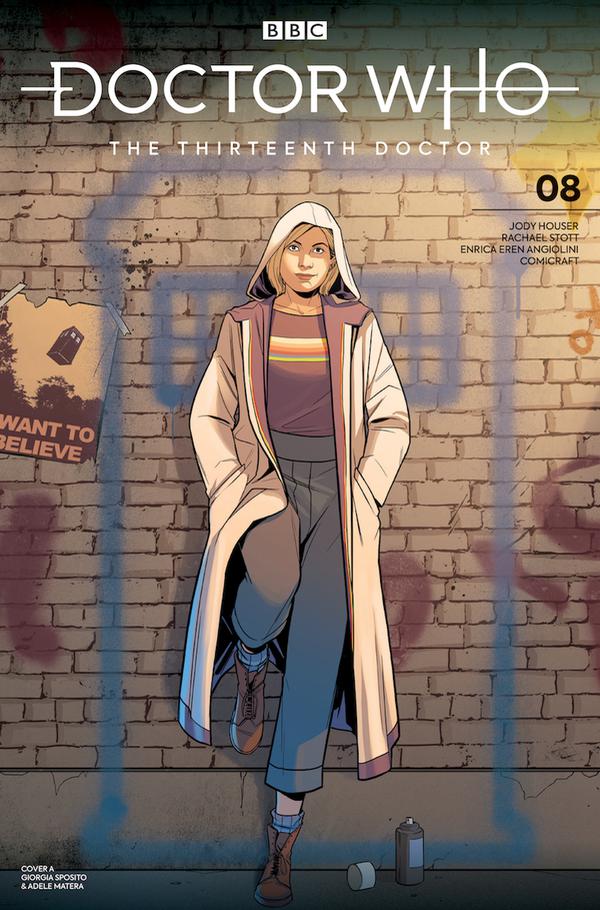 Titan Comics – Doctor Who: The Thirteenth Doctor #8 – Cover A: Giorgia Sposito and Adele Matera Titan Comics – Doctor Who: The Thirteenth Doctor #8 – Cover A: Giorgia Sposito and Adele Matera