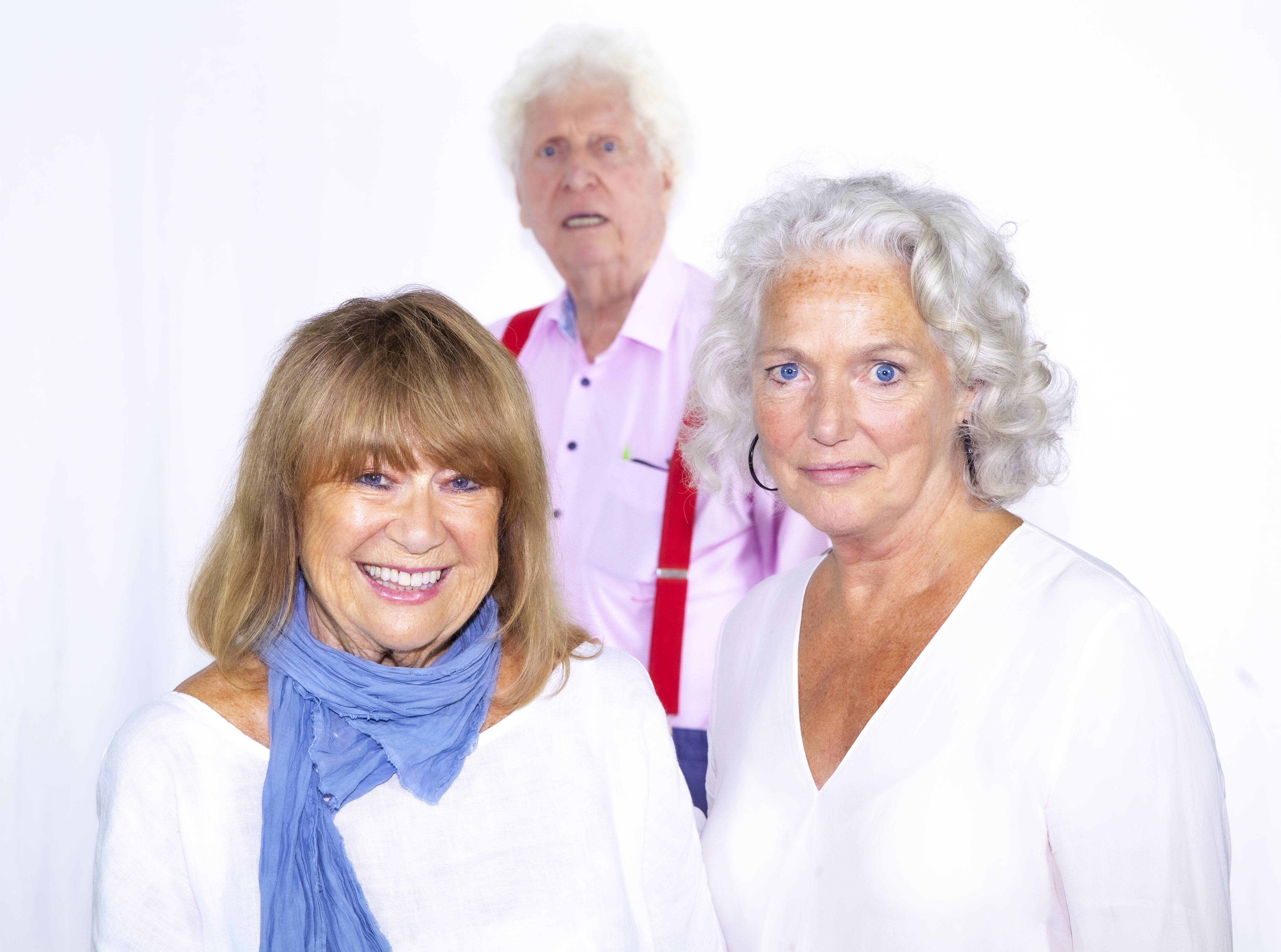 Nerys Hughes, Tom Baker and Louise Jameson