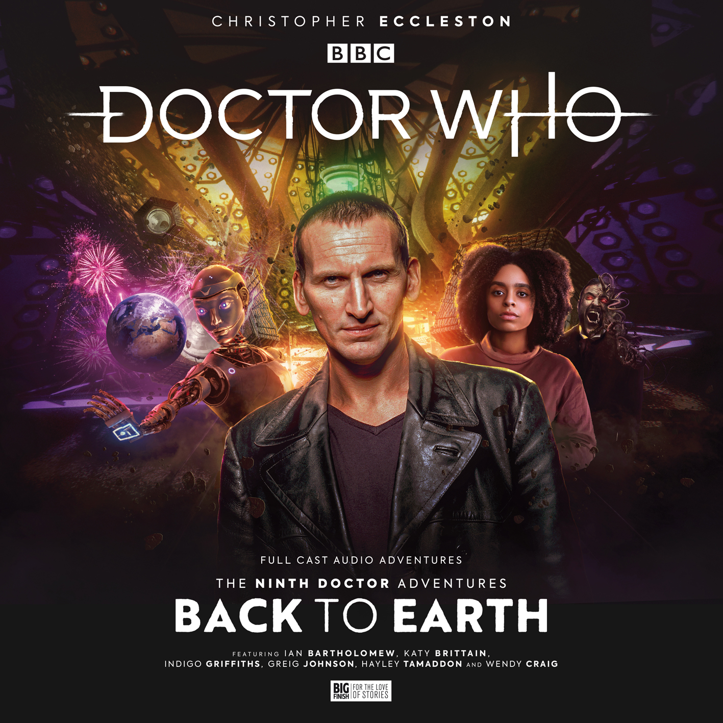 DW9D02A_backtoearth_1417SQ Doctor Who: Back to Earth. Cover by Caroline Tankersley. (c) Big Finish Productions Doctor Who Ninth Doctor Adventures Christopher Eccleston
